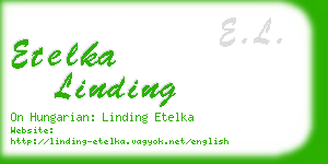 etelka linding business card